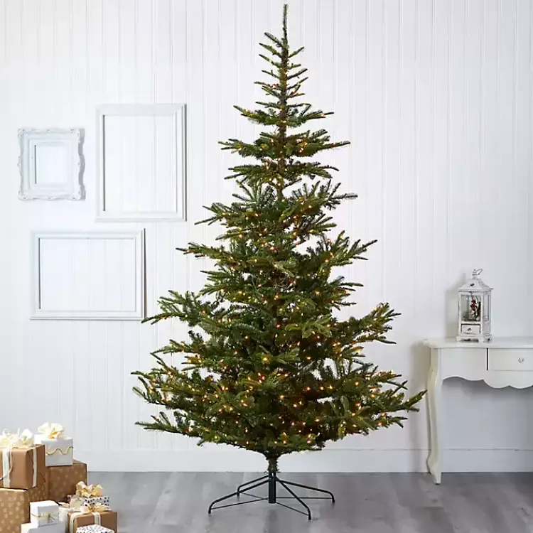 Outlet 9 ft. Clear Lit Washington Spruce Christmas Tree Christmas Trees