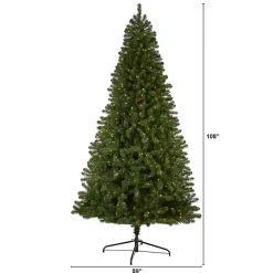 9 ft. Clear Pre-Lit Virginia Fir Christmas Tree Christmas Trees