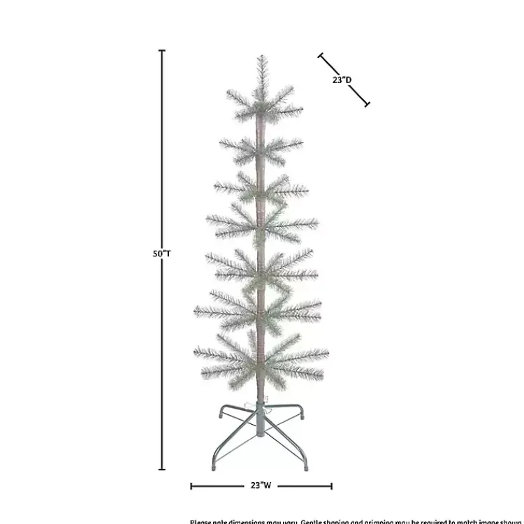 Outlet 4 ft. Feather Bristle Display Christmas Tree Christmas Trees