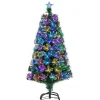 Clearance 4 ft. Fiber Optic Color Changing Christmas Tree Christmas Trees