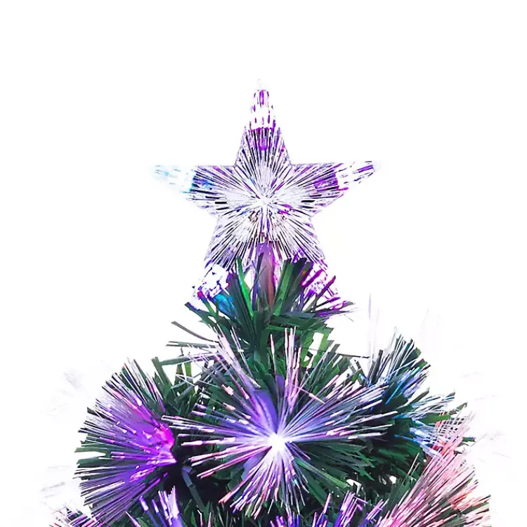Clearance 3 ft. Fiber Optic Color Changing Christmas Tree Christmas Trees