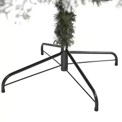 Best 7 ft. Flocked Lit West Virginia Fir Christmas Tree Christmas Trees