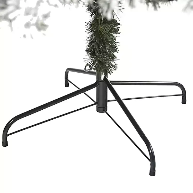 Best 7 ft. Flocked Lit West Virginia Fir Christmas Tree Christmas Trees