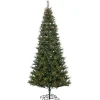 New 9 ft. Lit Baxter Pine Needle Mix Christmas Tree Christmas Trees