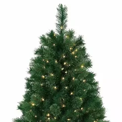 New 7.5 ft. Pre-Lit Dark Pine Christmas Tree Christmas Trees