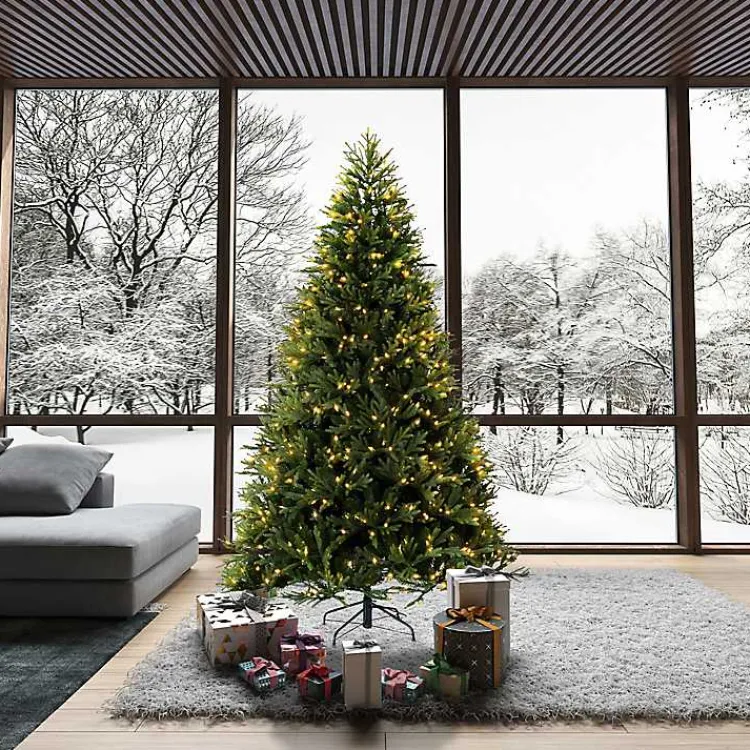 Best 7.5 ft. Pre-Lit Fraser Fir Christmas Tree Christmas Trees