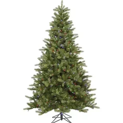 New 7.5 ft. Pre-Lit Multicolor Spruce Christmas Tree Christmas Trees
