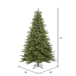 New 7.5 ft. Pre-Lit Multicolor Spruce Christmas Tree Christmas Trees
