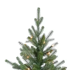 Discount 7.5 ft. Pre-Lit Narrow Dover Pine Christmas Tree Christmas Trees