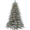 Best 7.5 ft. Pre-Lit Natural Cut Spruce Christmas Tree Christmas Trees