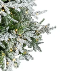 Best 7.5 ft. Pre-Lit Natural Cut Spruce Christmas Tree Christmas Trees