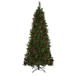 7.5 ft. Pre-Lit Norway Mixed Pine Christmas Tree Christmas Trees