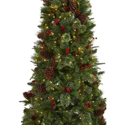7.5 ft. Pre-Lit Norway Mixed Pine Christmas Tree Christmas Trees