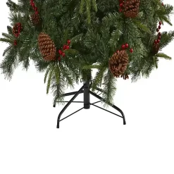 7.5 ft. Pre-Lit Norway Mixed Pine Christmas Tree Christmas Trees