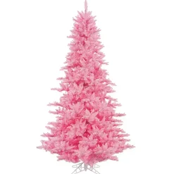 Sale 5.5 ft. Pre-Lit Pink Christmas Tree Christmas Trees