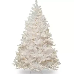 Best 7 ft. Pre-Lit White Winchester Pine Christmas Tree Christmas Trees