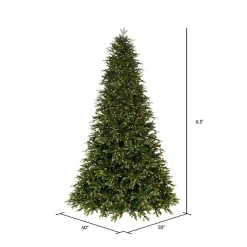 Discount 6.5 ft. Warm LED Douglas Fir Christmas Tree Christmas Trees