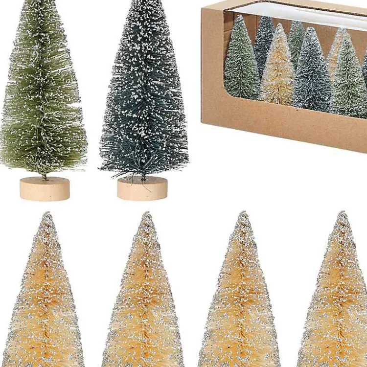 Best 5 in. Natural & Green Woodland Tree 12-pc. Set Christmas Decorations