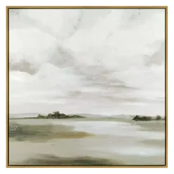 Kirklands Home Canvas Art|A Cloudy Day Framed Canvas Art Print Gray