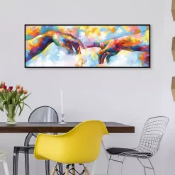 Kirklands Home Canvas Art|A Creation of Adam Framed Canvas Art Print Multi