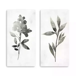 Kirklands Home Canvas Art|A Shadow of a Flower 2-pc. Canvas Art Set