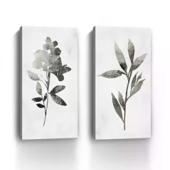 Kirklands Home Canvas Art|A Shadow of a Flower 2-pc. Canvas Art Set