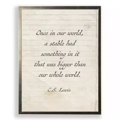 Kirklands Home Wall Quotes & Signs|A Stable Quote Wall Plaque White