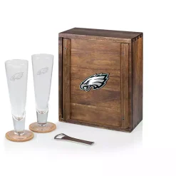 Kirklands Home Barware|Acacia Philadelphia Eagles Beer Glass Set