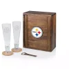 Kirklands Home Barware|Acacia Pittsburgh Steelers Beer Glass Set