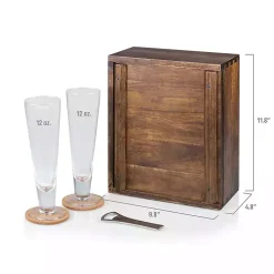 Kirklands Home Barware|Acacia San Francisco 49ers Beer Glass Set