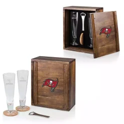 Kirklands Home Barware|Acacia Tampa Bay Buccaneers Beer Glass Set