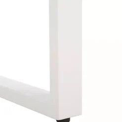 Kirklands Home Outdoor Seating|Acacia Wood and Metal Monti Outdoor Bench White