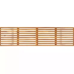 Kirklands Home Outdoor Seating|Acacia Wood and Metal Monti Outdoor Bench White