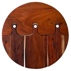Kirklands Home Serving & Entertaining|Acacia Wood 4-pc. Hanging Cutting Board Brown