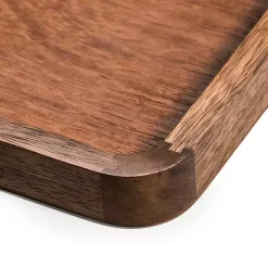 Kirklands Home Serving & Entertaining|Acacia Wood Rectangle Serving Tray with Handles Brown