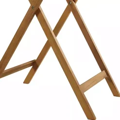 Kirklands Home Outdoor Sets|Acacia Wood Slatted 3-pc. Outdoor Bistro Set Tan