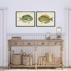 Kirklands Home Framed Art|Acanthurus Fish Framed Art Prints, Set of 2