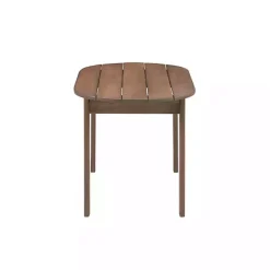 Kirklands Home Outdoor Tables|Acorn Acacia Wood Oval Adirondack Coffee Table Brown