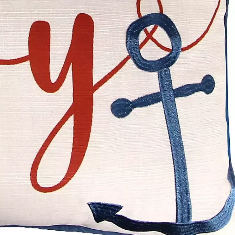 Best Ahoy Anchor Lumbar Pillow Pillows