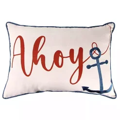 Best Ahoy Anchor Lumbar Pillow Pillows