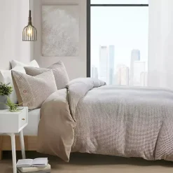 Kirklands Home Duvets|Alaya 4-pc. California King Waffle Duvet Set Tan