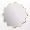 Kirklands Home Decorative Mirrors|Alexandria Gold Scalloped Wall Mirror