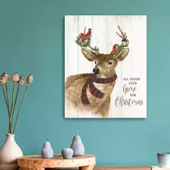 Best All Roads Lead Home Canvas Art Print Christmas Art & Wall Decor