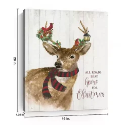 Best All Roads Lead Home Canvas Art Print Christmas Art & Wall Decor