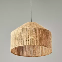 Kirklands Home Chandeliers & Pendant Lighting|Amalfi Natural Rope Pendant Light