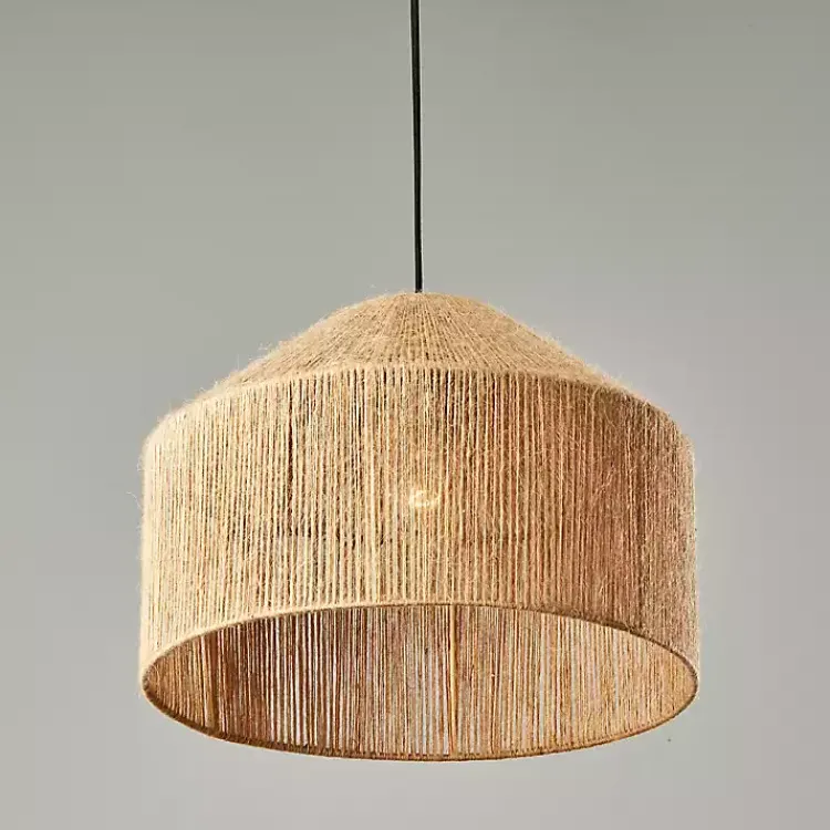 Kirklands Home Chandeliers & Pendant Lighting|Amalfi Natural Rope Pendant Light