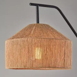 Kirklands Home Floor Lamps|Amalfi Natural Rope Shade Floor Lamp Brown