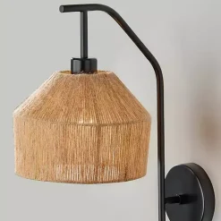 Kirklands Home Flush Mount Lighting|Amalfi Natural Rope Wall Sconce