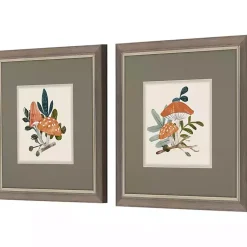 Kirklands Home Framed Art|Amanita Mushroom Framed Art Prints, Set of 2