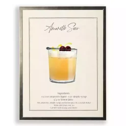 Kirklands Home Framed Art|Amaretto Sour Framed Art Print Orange